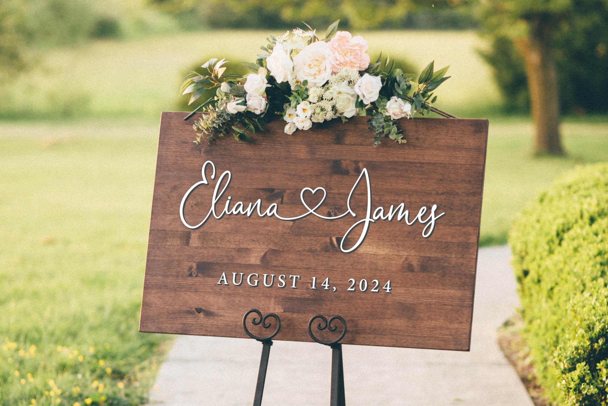 Wedding Welcome Sign - Personalized 3D Sign - Wedding Decor #WWS2201