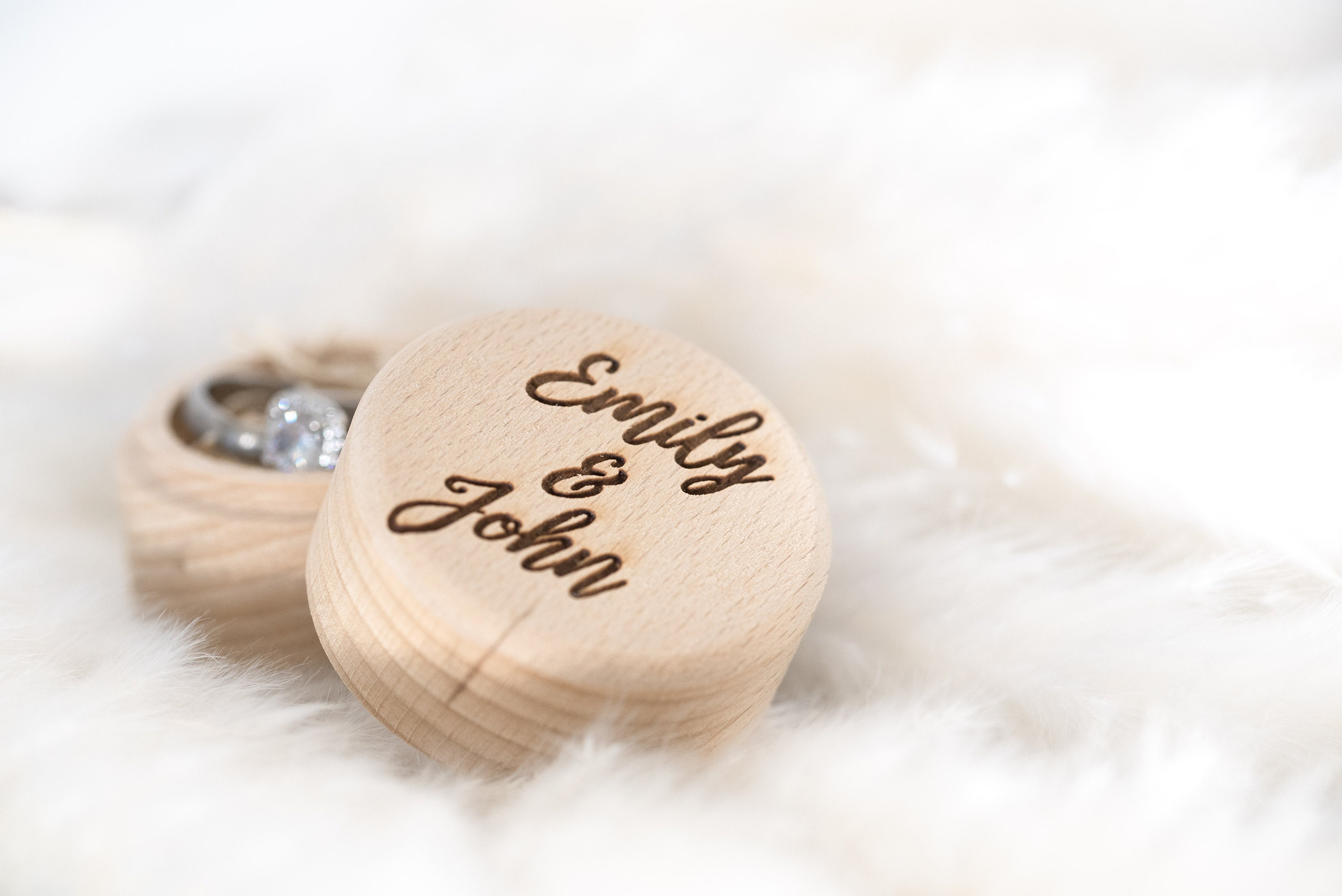 Ring Bearer Box - Personalized Ring Box - Custom Wooden Ring Box ...