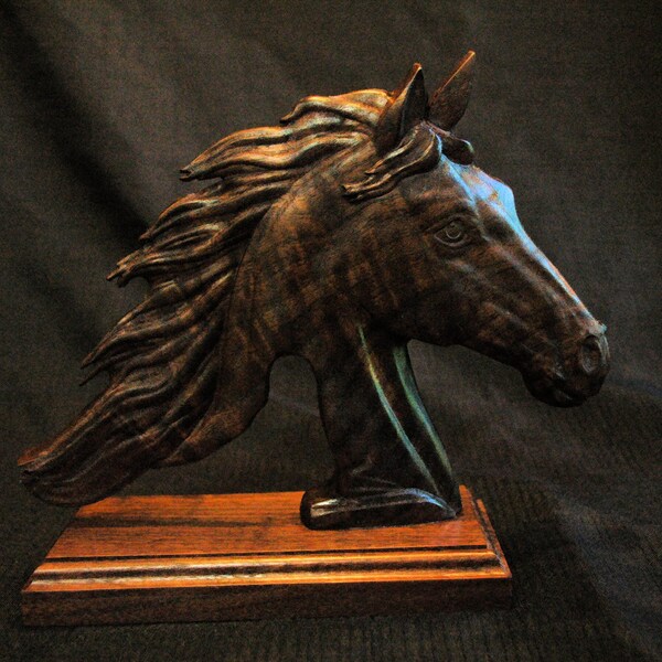 Horse Head Sculpture Etsy