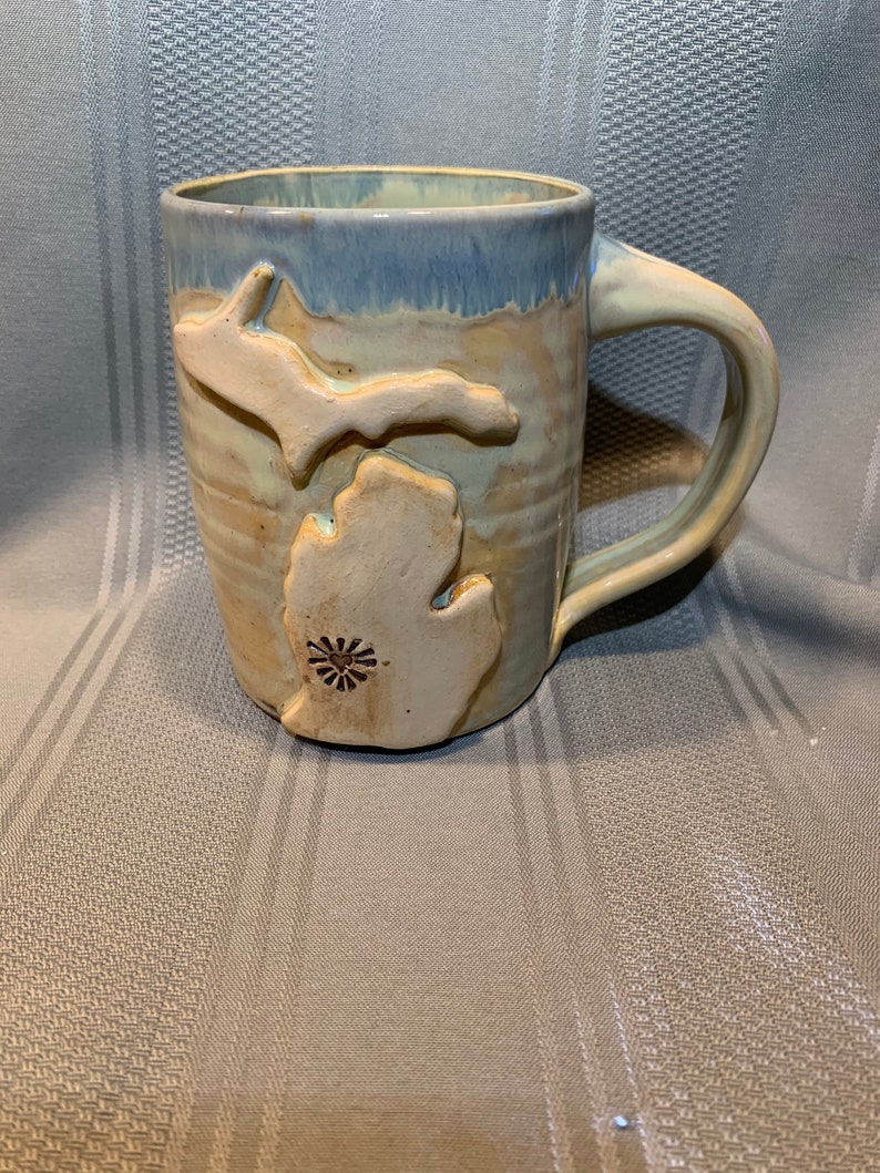 Ceramic Michigan Mugs in a variety of colors and style Etsy