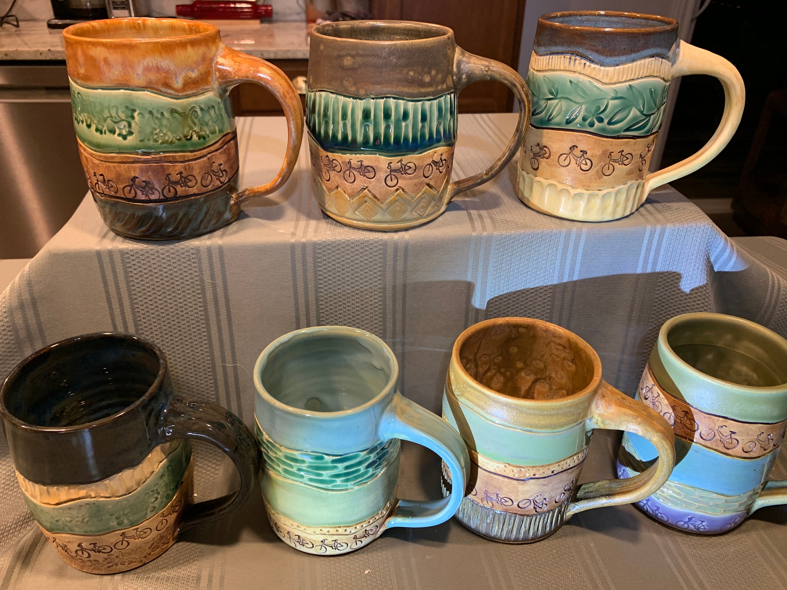 Ceramic Michigan Mugs in a variety of colors and style Etsy