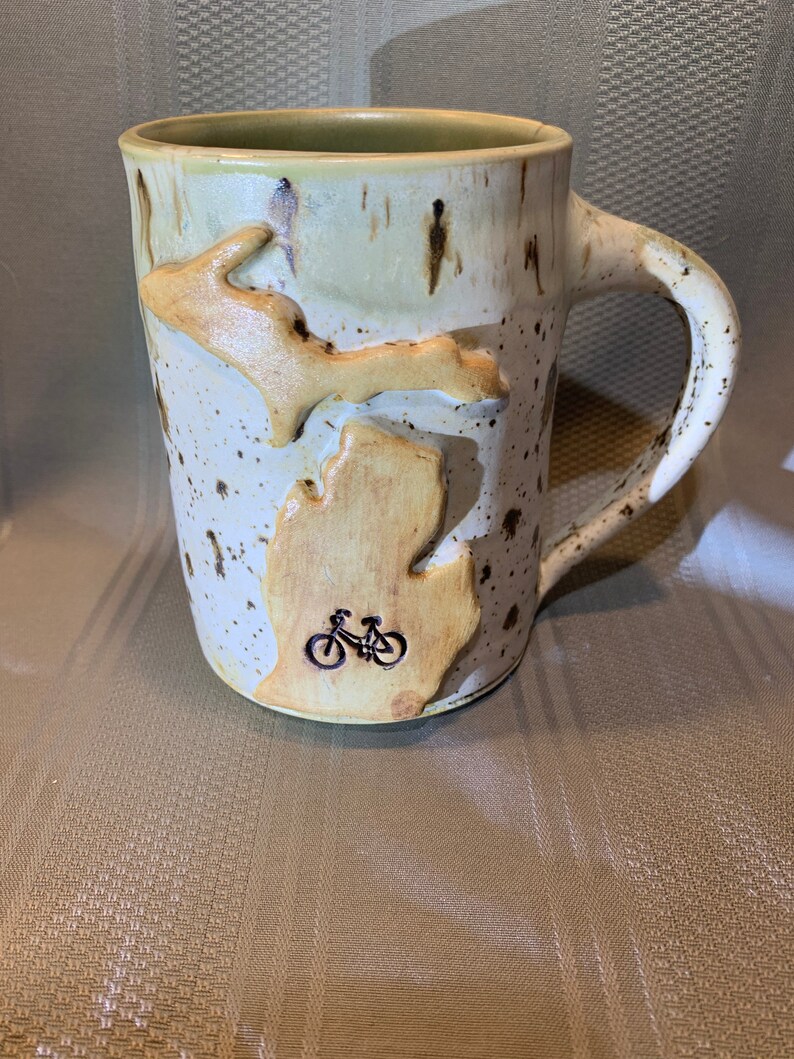 Ceramic Michigan Mugs in a variety of colors and style Etsy