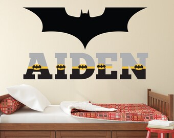 Batman Wall Decor Etsy