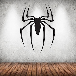 Spider-Man Logo Wall Art Boys Bedroom Vinyl Wall Decor