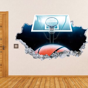 smashed backboard basketball