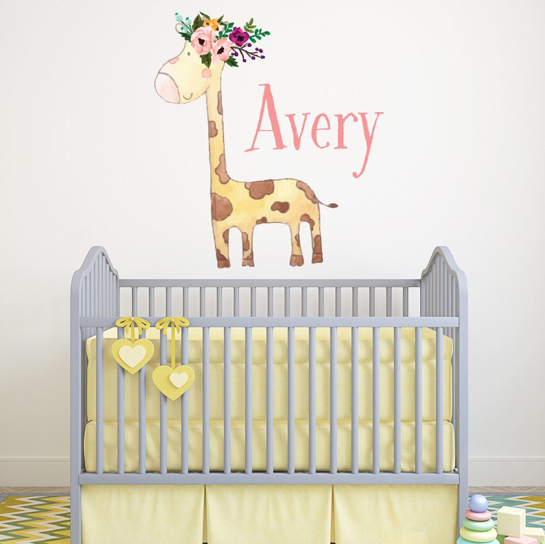Personalisiertes Babyzimmer-Schild, Cartoon-Leinwand, Individueller Name, Datum R Geburt, Gemäl, Poster, Löwe, Nilpferd, Tier, Kinrzimmer, Wandkunst, Kor