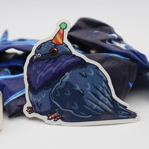 Party Pigeon Sticker