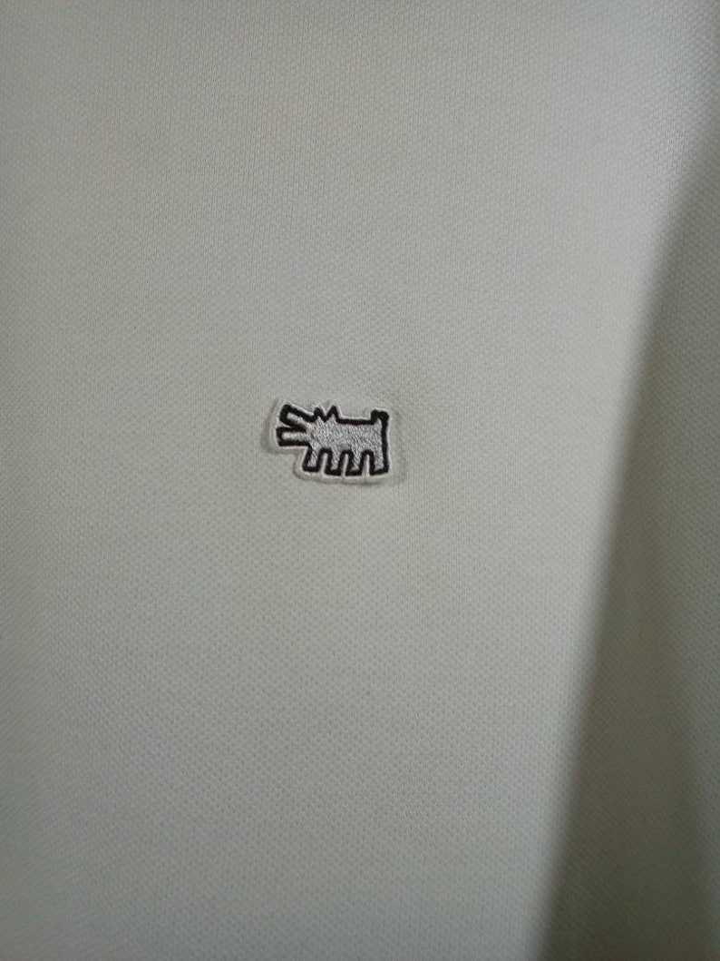 Vintage Keith Haring X uniqlo polo tee