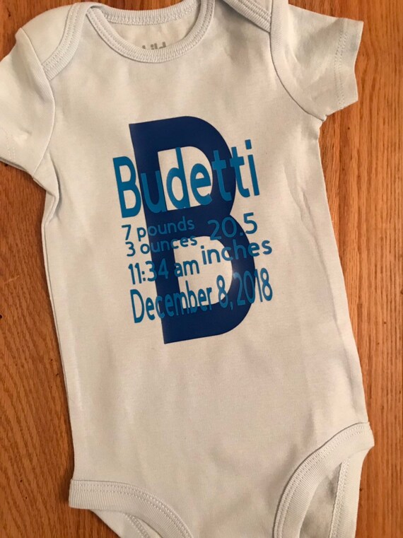 etsy baby announcement onesie
