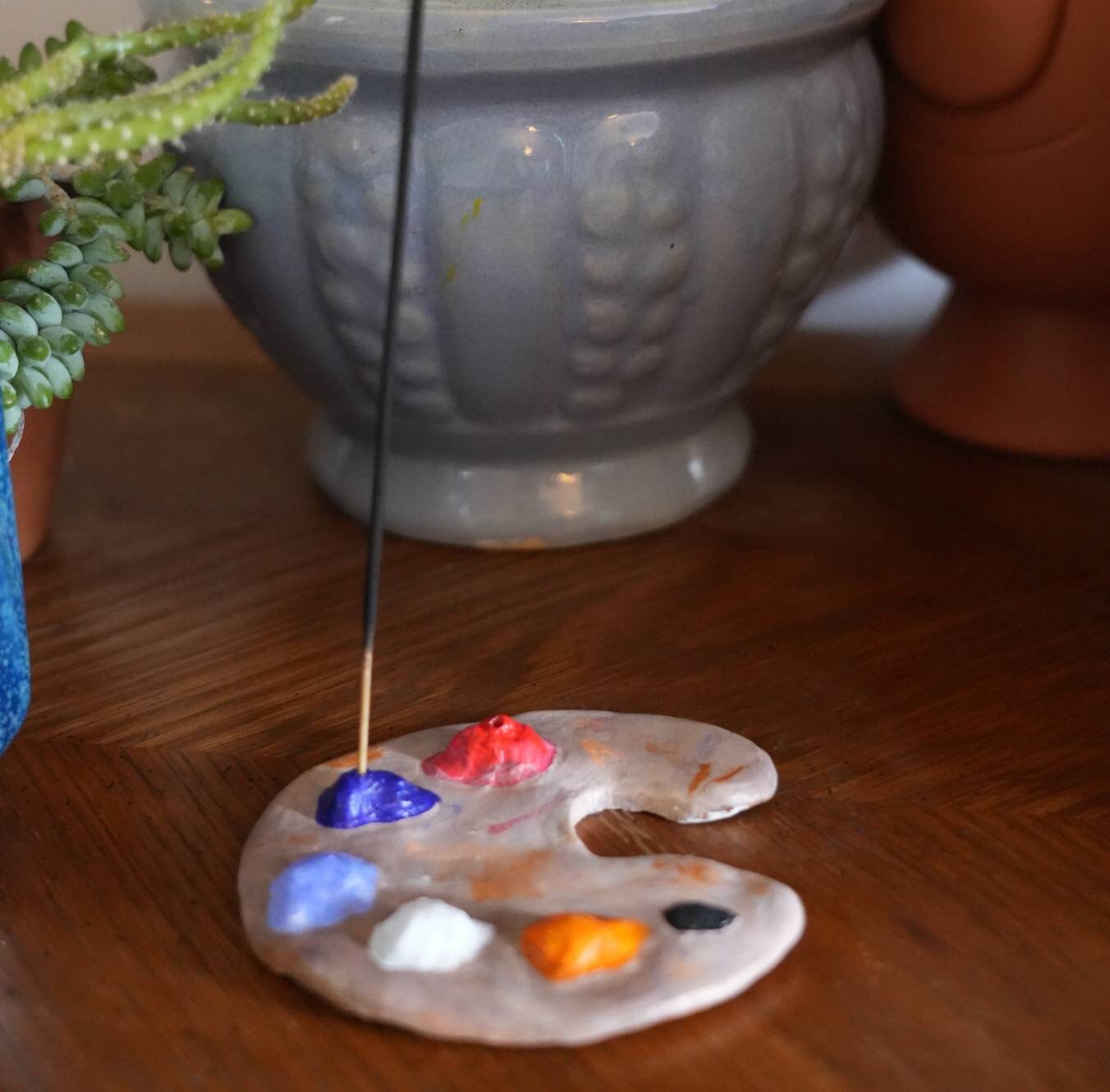 Palette Incense Burner Paint Palette Decor Funky Home - Etsy Canada