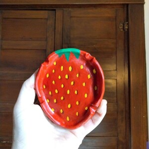 Fruit-Shaped Ceramic Ashtray - Lemon - Apple - Watermelon - ApolloBox