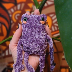 Velvet Leggy Froggy Made to Order Purple