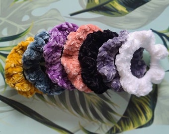 Fluwelen scrunchies - op bestelling gemaakt