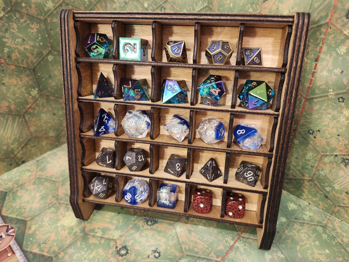 Dice Display Rack (multiple Sizes) - Etsy