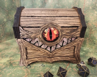4PC Treasure Chest Mimic Dnd Monster Miniature for Table Top Games,  Pathfinder, Wargames, Miniatures by Tytantroll - Etsy
