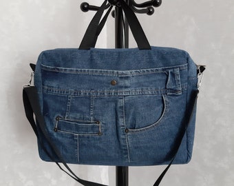 バッグ NEW MANUAL U.S.M PERSONAL DENIM BAG new manual DENIM BAG