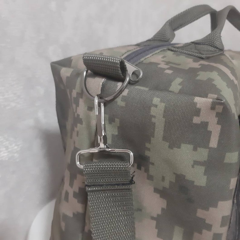 Camo Small Travel Bag Camouflage Print Shoulder Tote Etsy