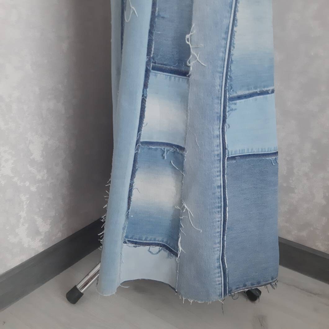 ◇LENINA◇ DAWN daily long skirt_2colors Blue Quartz Vintage Western Long Skirt | Blue | Embroidered