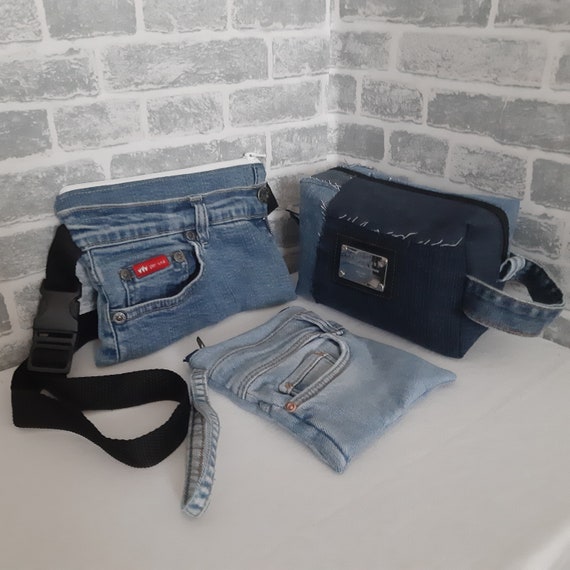 Gift set of jeans bags for men | Etsy