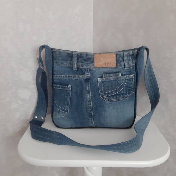 Crossbody Denim Bag Hobo Bag of Jeans Casual Denim Purse | Etsy