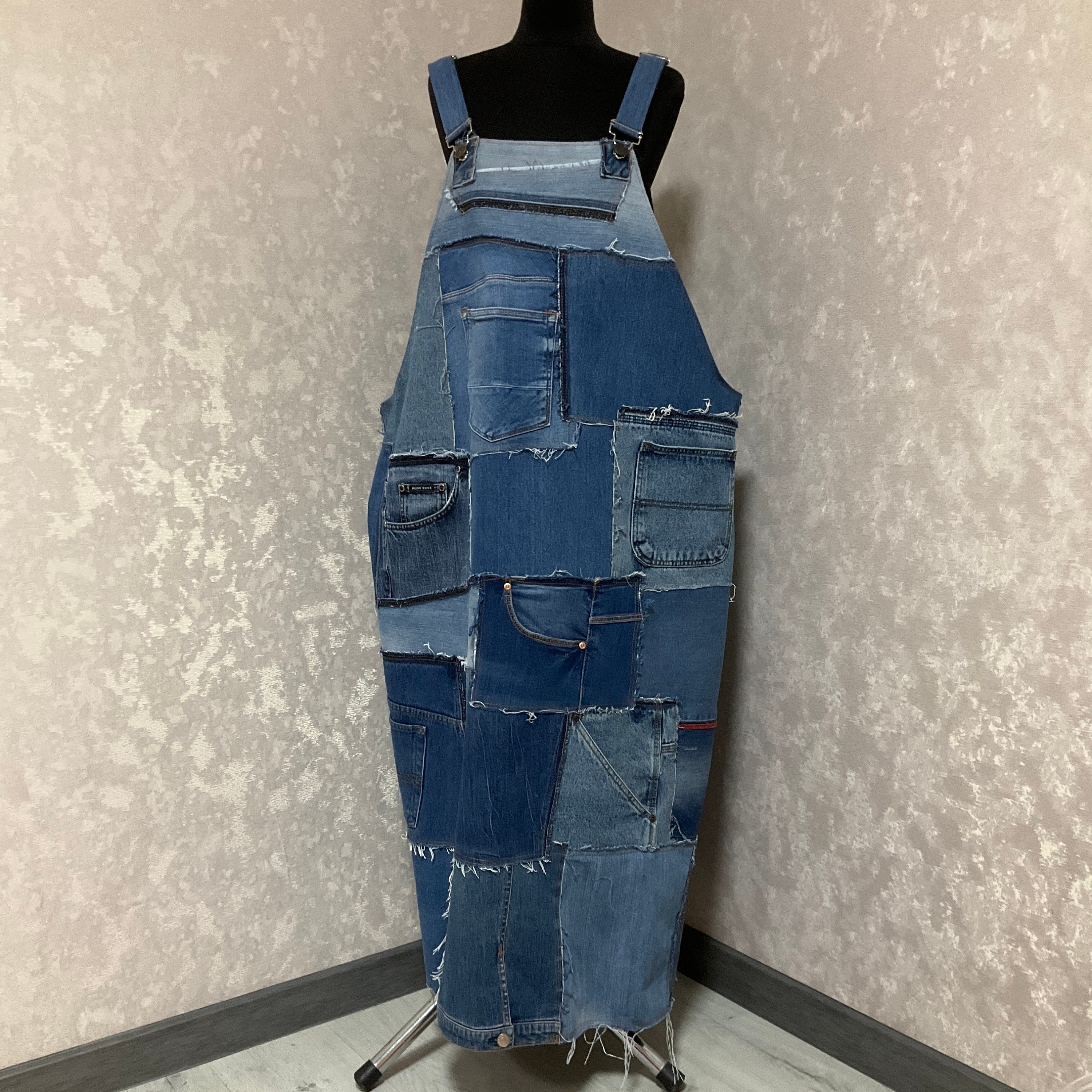 Denim overall skirt 4xl hot sale