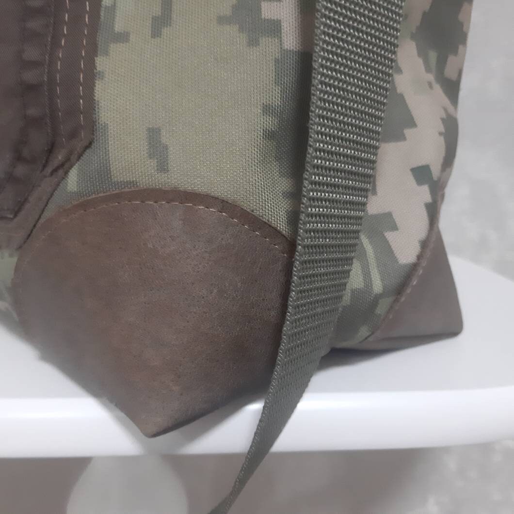 Camo Small Travel Bag Camouflage Print Shoulder Tote Etsy