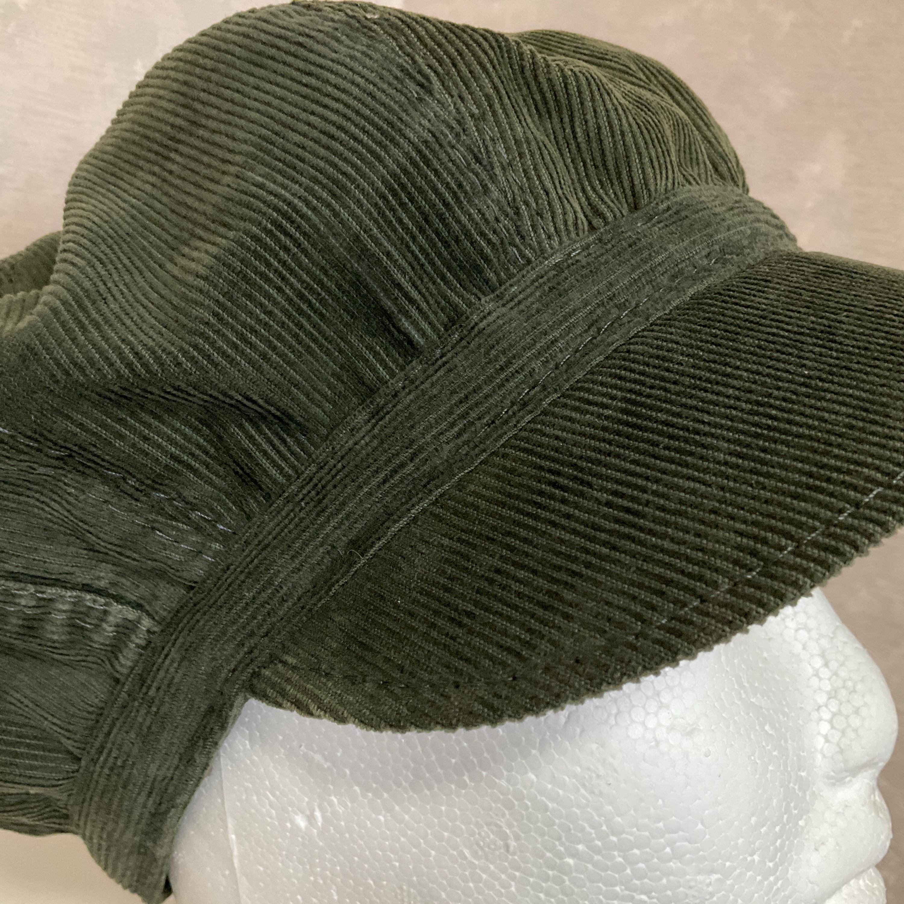 Handmade Corduroy Patchwork Newsboy Cap 22,8 display picture 1