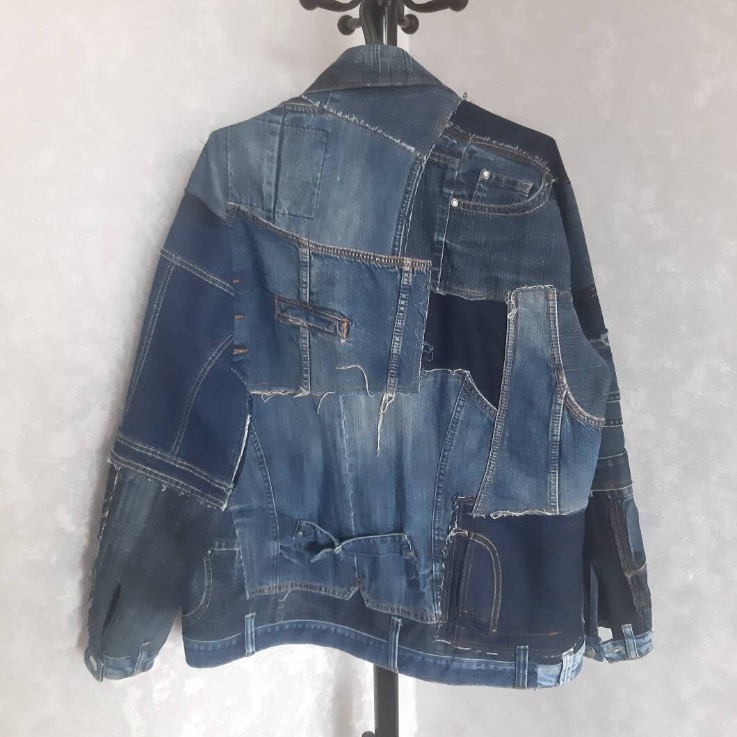 ジャケット・アウター 70's patchwork denim higanTokyo ジャケット・アウター 70's patchwork denim higanTokyo Vintage