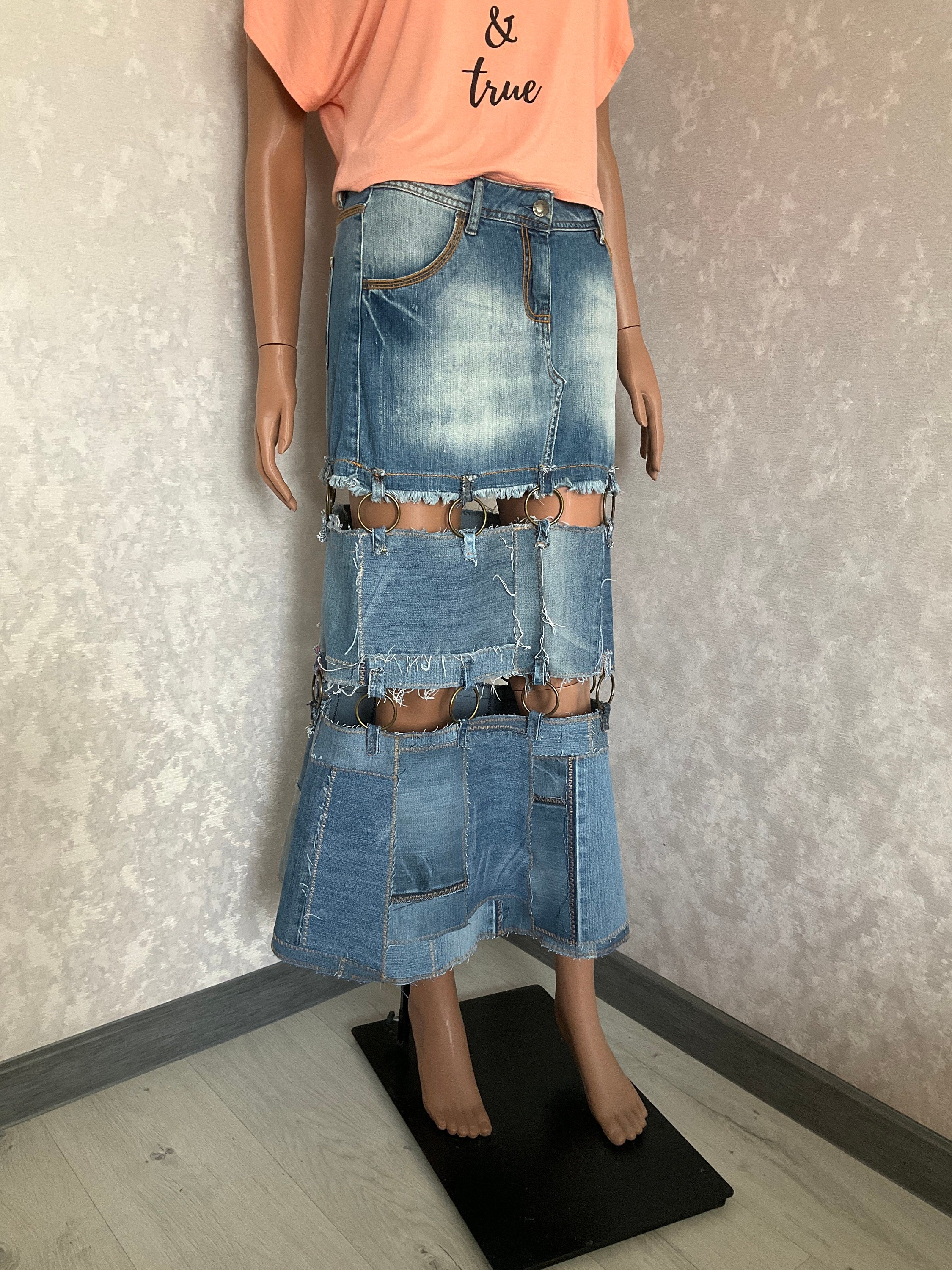 ★新品★ハンドメイドデニムスカート 楽天市場】【楽天スーパーSALE☆70%OFF】デニムスカート / 公式