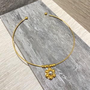 Omega Choker Chain Necklace, Omega Necklace Chain, Choker Necklace, Omega Chain for Layering and Charms, Statement Necklace, Wire Collar