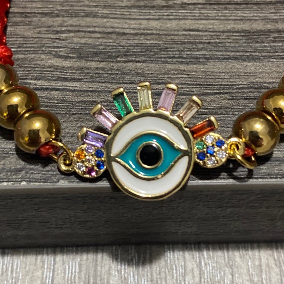 Bracelet Cordon Hamsa Kabbale – Bleu Ciel, Porte-bonheur (neuf Avec étiquettes)