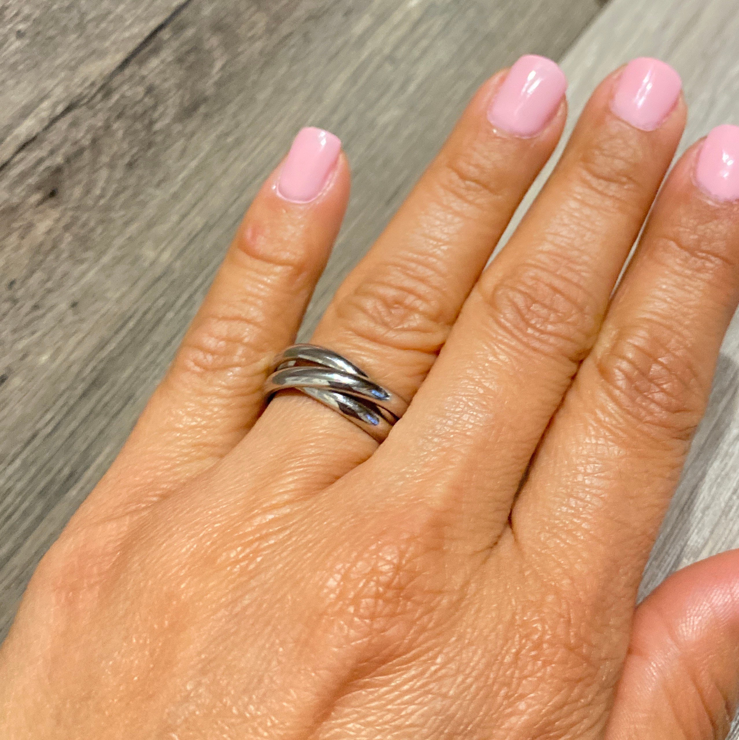 Pandora ring swirling cheap symmetry sterling silver