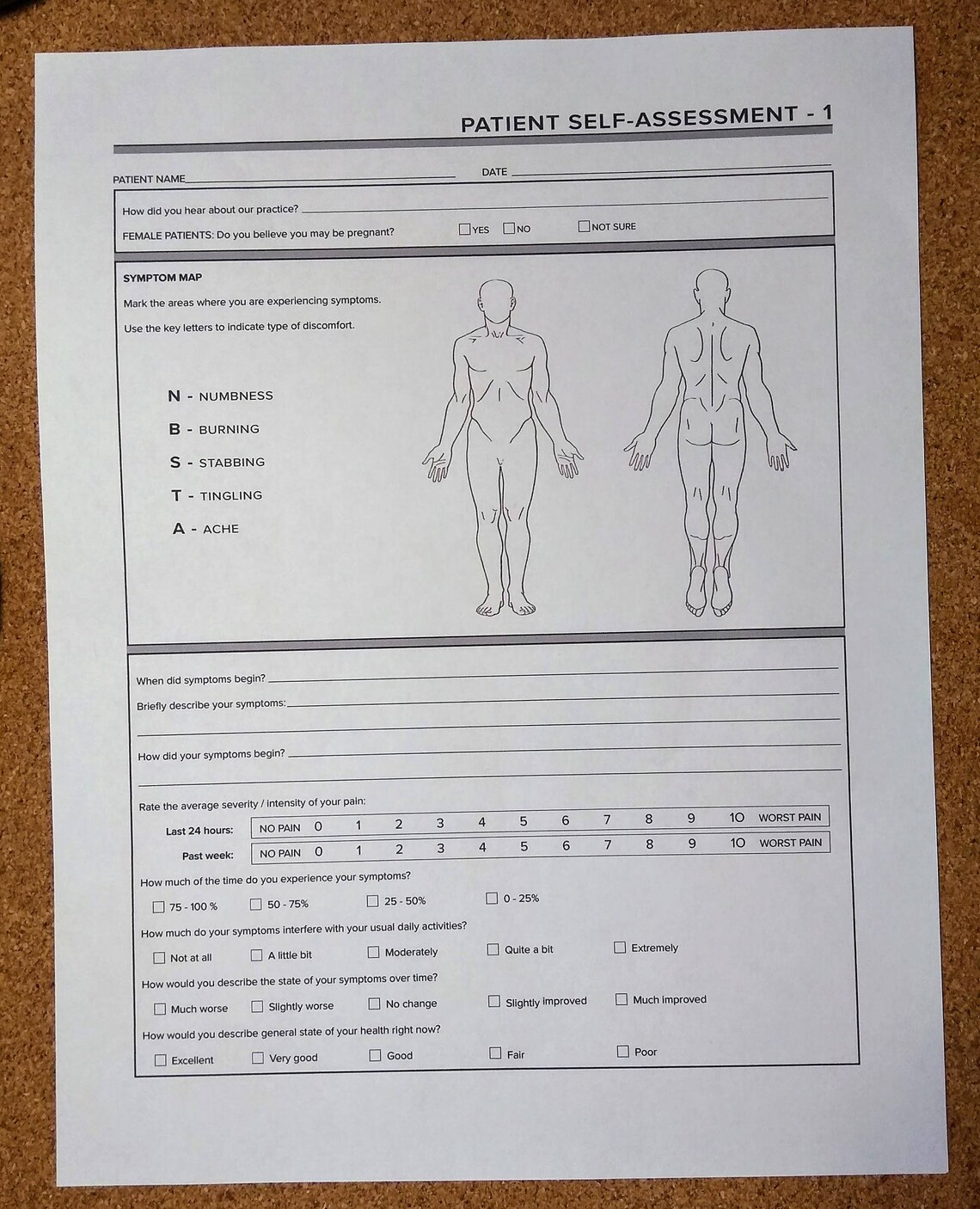 Chiropractor Practice Office Forms//chiropractic New Patient - Etsy