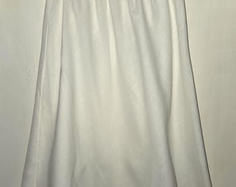 Vintage White Half Slip