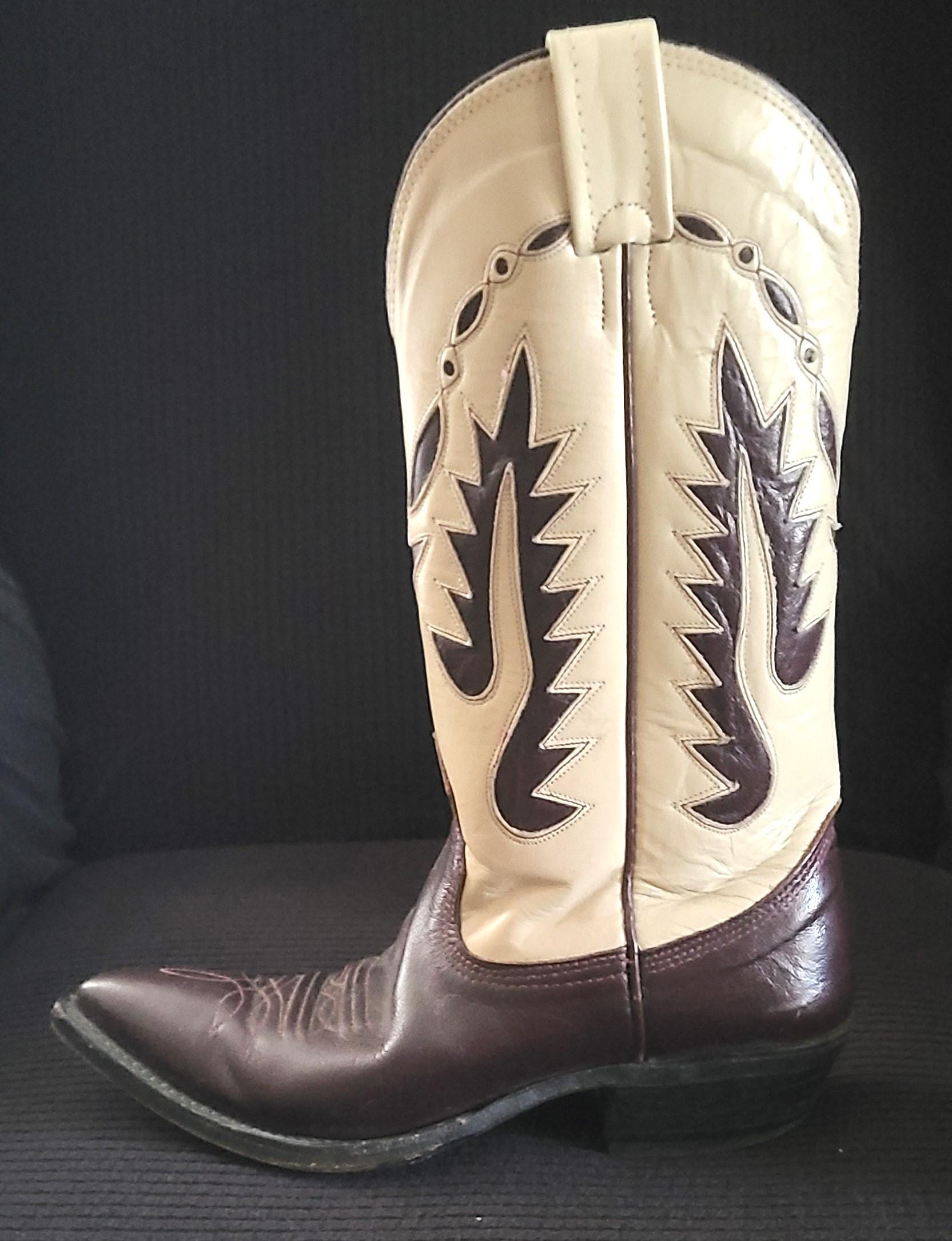 Vintage Cowboy Boots Nocona - Etsy
