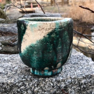 RAKU Yunomi Cup, Coffee Cup, Sencha Cup, Japanese Tea Cup
