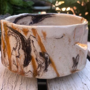 Traditional Japanese tea ceremony bowl, matcha chawan, matcha bowl