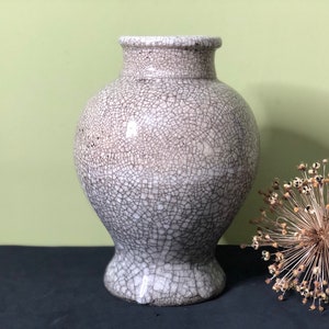 Raku ceramic vase, Handmade ceramic vase, Flower vase