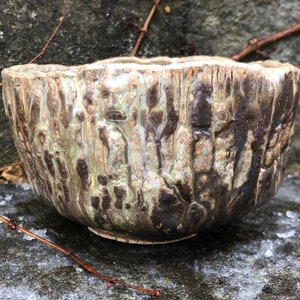 Hand-painted matcha chawan, Traditional Japanese tea ceremony bowl, matcha bowl