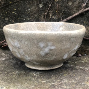 Traditional Japanese tea ceremony bowl, matcha chawan, matcha bowl