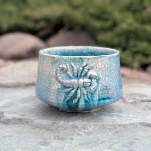 Traditional Japanese tea ceremony bowl, matcha chawan, matcha bowl
