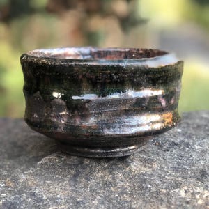 Traditional Japanese tea ceremony bowl, RAKU matcha chawan, RAKU matcha bowl
