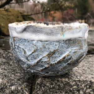 Traditional Japanese tea ceremony bowl, matcha chawan