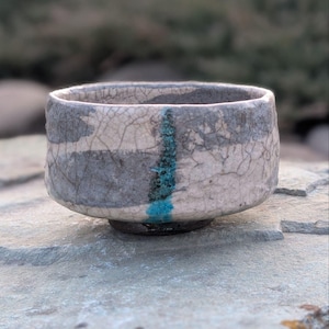 Traditional Japanese tea ceremony bowl, RAKU matcha chawan, RAKU matcha bowl