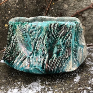 Raku matcha chawan, ciotola tradizionale per la cerimonia del tè giapponese, ciotola Raku matcha