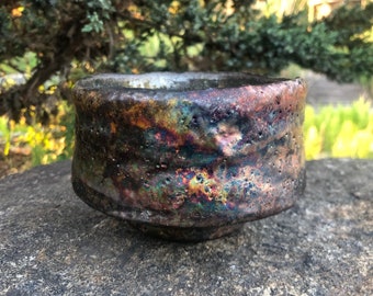 Traditional Japanese tea ceremony bowl, RAKU matcha chawan, RAKU matcha bowl