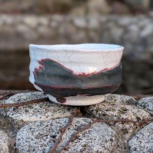 Traditional Japanese tea ceremony bowl, matcha chawan, matcha bowl