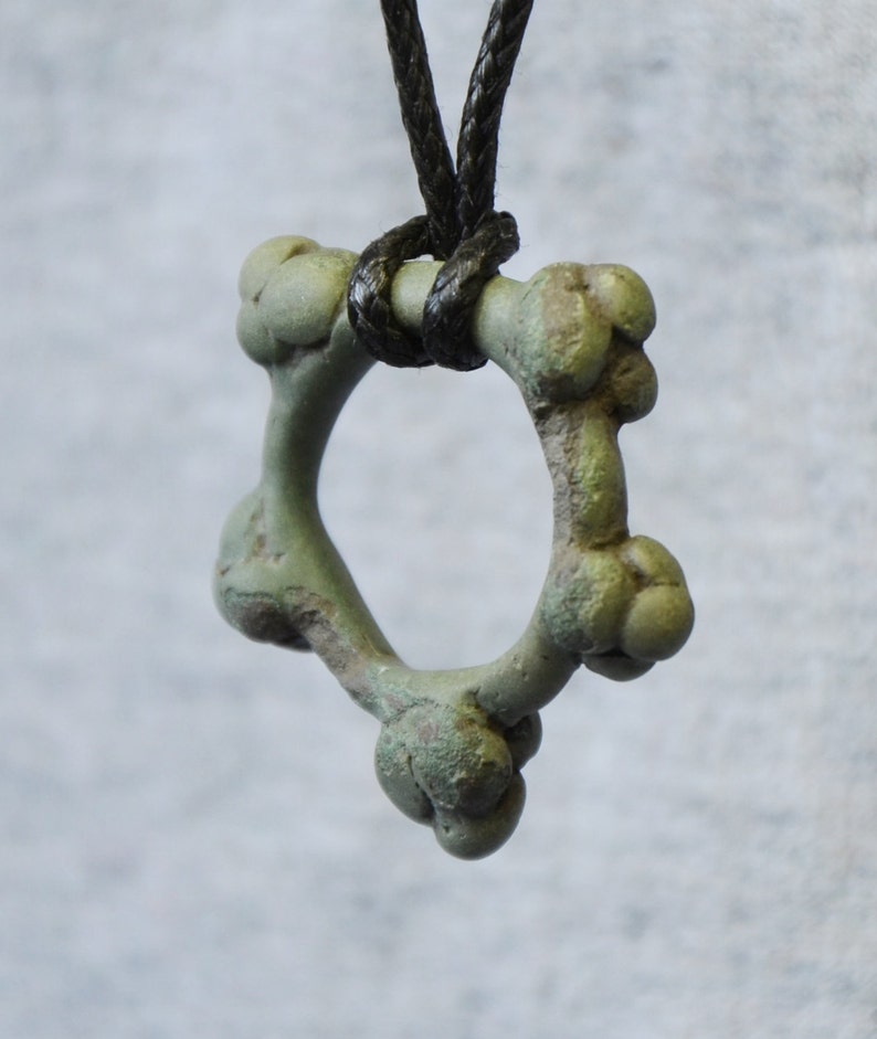 Ancient Celtic Ring money pendant Spiked Proto-Money Pendant Celtic Artefact Celts Talisman