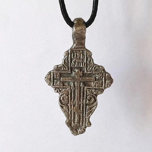Ancient Medieval cross / Medieval artifact / Middle age jewelry / Medieval cross / Medieval amulet