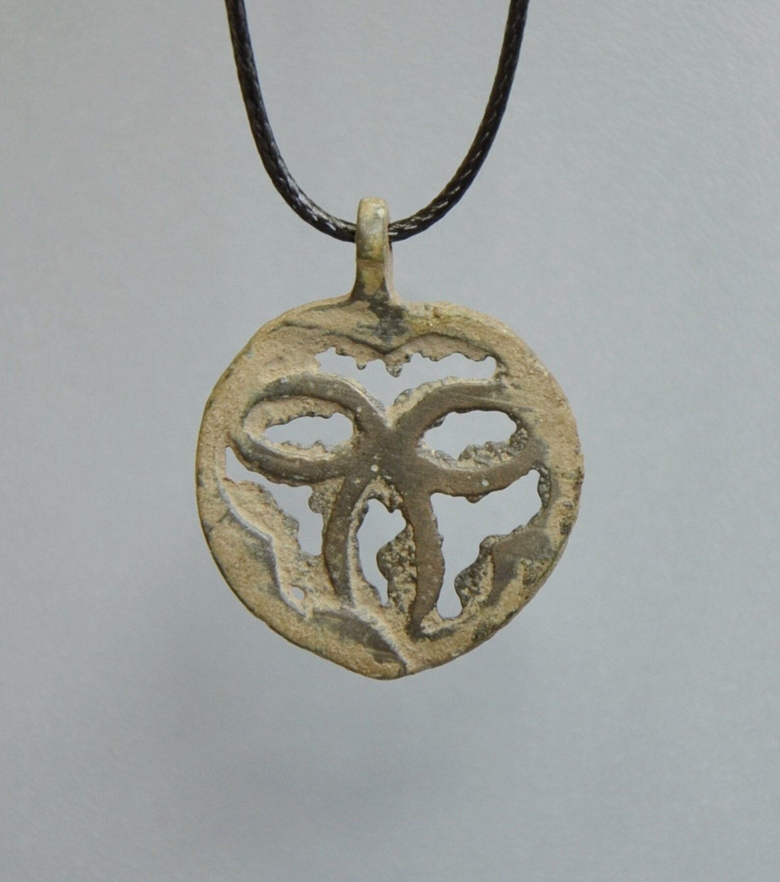 Antique Bronze Viking Amulet Loki's Mask / Rare | Etsy
